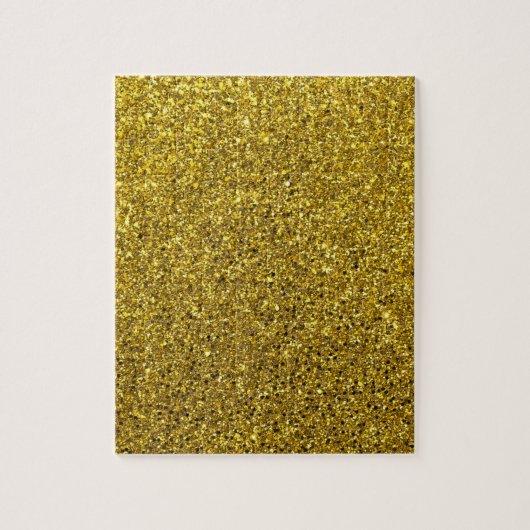 Gold Glitter Pattern Legpuzzel (Verticaal)