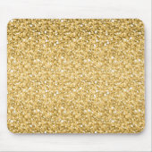 Gold Glitter Pattern Muismat (Voorkant)