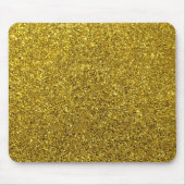 Gold Glitter Pattern Muismat (Voorkant)