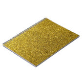 Gold Glitter Pattern Notitieboek (Linkerzijde)