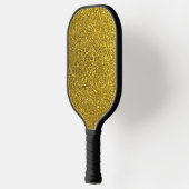 Gold Glitter Pattern Pickleball Paddle (Links)