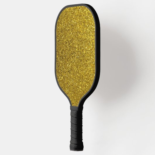 Gold Glitter Pattern Pickleball Paddle (Links)