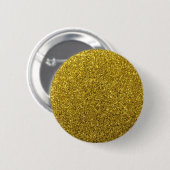 Gold Glitter Pattern Ronde Button 5,7 Cm (Voorkant /achterkant)