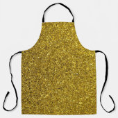 Gold Glitter Pattern Schort (Voorkant)