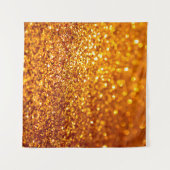 Gold Glitter Pattern Wandkleed (Voorkant (horizontaal))