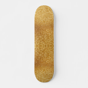 Gold Glitter Persoonlijk Skateboard