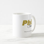 Gold Glitter PhD Student Coffee Mok (Voorkant rechts)