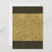 Gold Glitter Photo Class of 2021 Afstuderen Kaart (Achterkant)