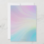 Gold Glitter Pink Paars Butterflies Baby shower Kaart (Achterkant)