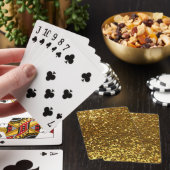Gold Glitter Pokerkaarten (Insitu)