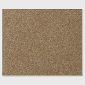 Gold Glitter print inpakpapier (Vlak)