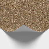 Gold Glitter print inpakpapier (Hoek)