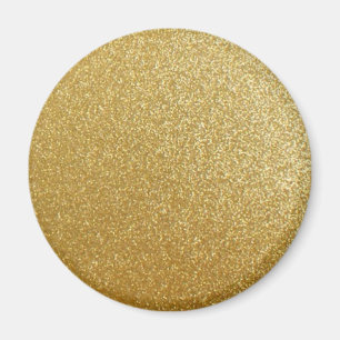 GOLD GLITTER PRINT MAGNET