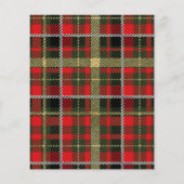 Gold Glitter Pset Budget Kerstparty uitnodigen (Achterkant)