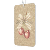 Gold Glitter Red Cherries Luchtverfrisser (Links)