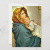 Gold Glitter Religieuze Kerstfeest Kaart (Achterkant)