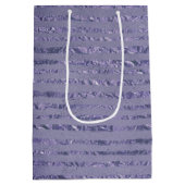 Gold Glitter Ribbon Design Medium Cadeauzakje (Achterkant)