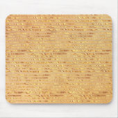 Gold Glitter Ribbon Muismat (Voorkant)