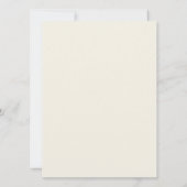 Gold Glitter Romantic Wedding Invitations Kaart (Achterkant)