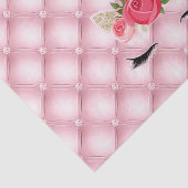 Gold Glitter & Roses Unicorn Birthday Party Tissuepapier (Detail)