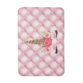 Gold Glitter & Roses Unicorn Trendy Cute Badmat (Voorkant Verticaal)