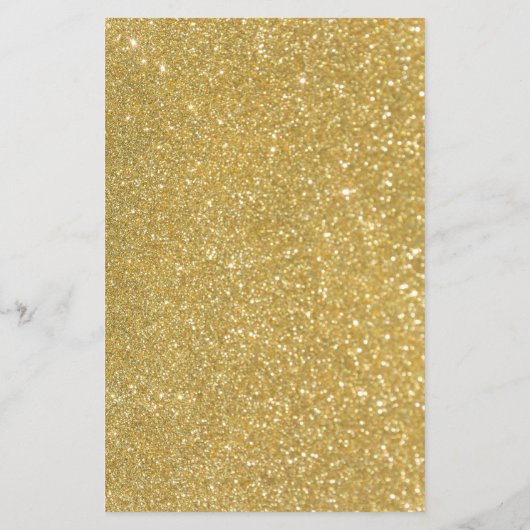 Gold Glitter Salon Service Menu (Achterkant)