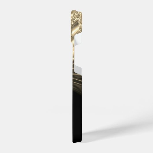 Gold Glitter-schijven, Gold Light Rays, Gold Name iPhone Hoesje