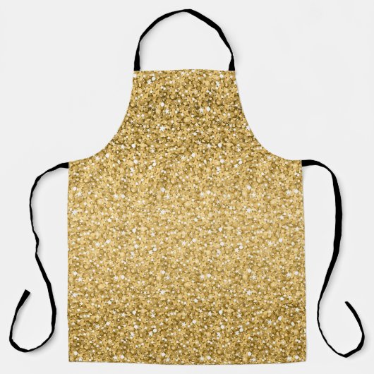 Gold Glitter Schort (Voorkant)