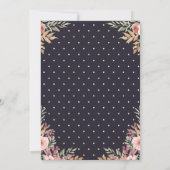 Gold Glitter Script Afstuderen Celebration Party Kaart (Achterkant)