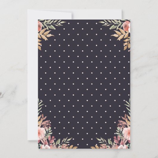 Gold Glitter Script Afstuderen Celebration Party Kaart (Achterkant)