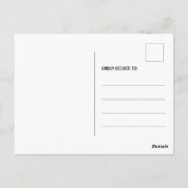 Gold Glitter-script feestelijke kerst Briefkaart (Achterkant)