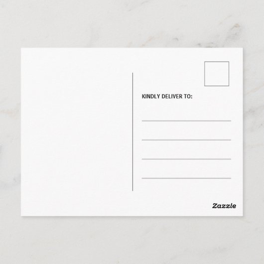 Gold Glitter-script feestelijke kerst Briefkaart (Achterkant)