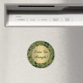 Gold Glitter Shamrocks Magneet (Insitu (Vaatwasser))