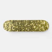 Gold Glitter Skateboard (Horizontaal)