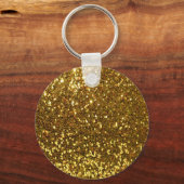 Gold Glitter Sleutelhanger (Voorkant)