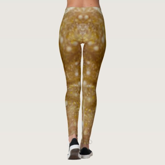 Gold Glitter Slime Leggings (Achterkant)