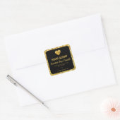 Gold Glitter Soy Candle Product Labels (Envelop)