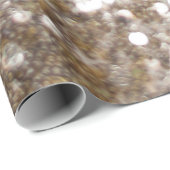 Gold Glitter Sparking Glam Girly Glitzy Cadeaupapier (Rol Hoek)