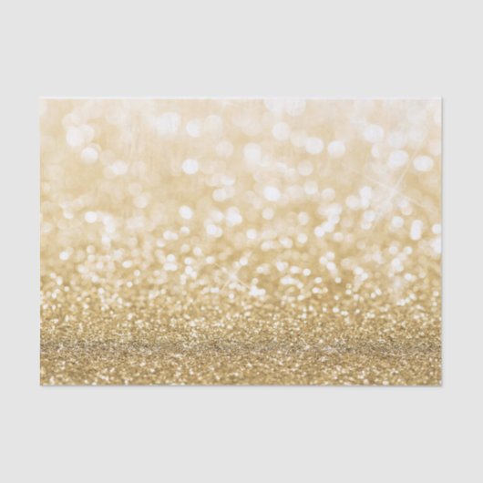 Gold Glitter Sparking Tissuepapier (Voorkant)