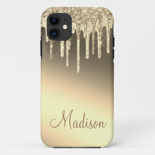Gold Glitter Sparkle Bling Glam Case-Mate iPhone Case