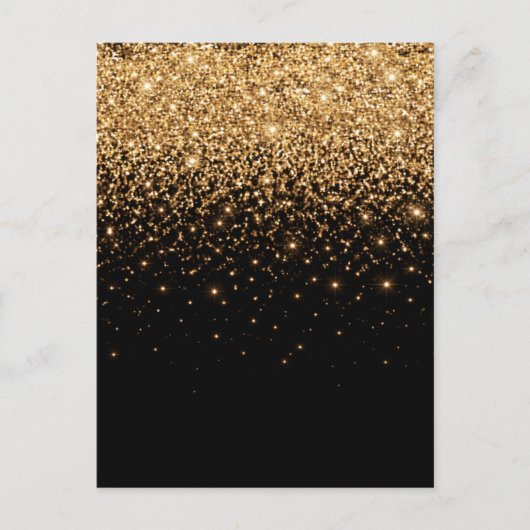 Gold Glitter Sparkle Elegant Luxury Texture Briefkaart (Voorkant)