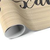 Gold Glitter Sparkle Eyelashes Monogram Naam Cadeaupapier (Rol Hoek)