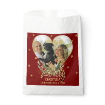 Gold Glitter Star Heart Foto van heerlijk kerstroo