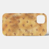 Gold Glitter Stars Case-Mate iPhone Case (Achterkant (horizontaal))