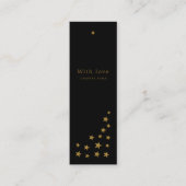 Gold Glitter Stars, Gift Labels (Voorkant)