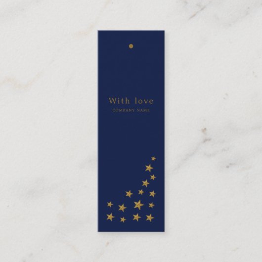 Gold Glitter Stars, Gift Labels (Voorkant)
