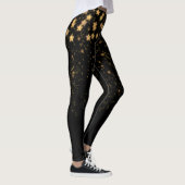 Gold Glitter Stars Leggings (Rechts)