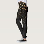 Gold Glitter Stars Leggings (Links)