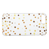 Gold Glitter Stippen wissen Case-Mate iPhone Case (Achterkant (Horizontaal))