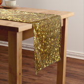 Gold Glitter Table Runner Korte Tafelloper (Voorbeeld)
